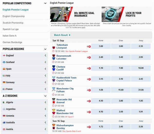 Betstars Football Betting